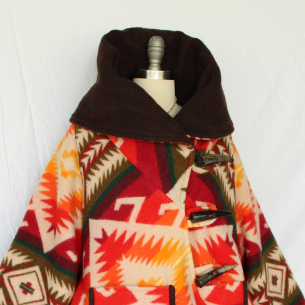 Pendleton vintage Wool blanket Native American Cl… - image 8